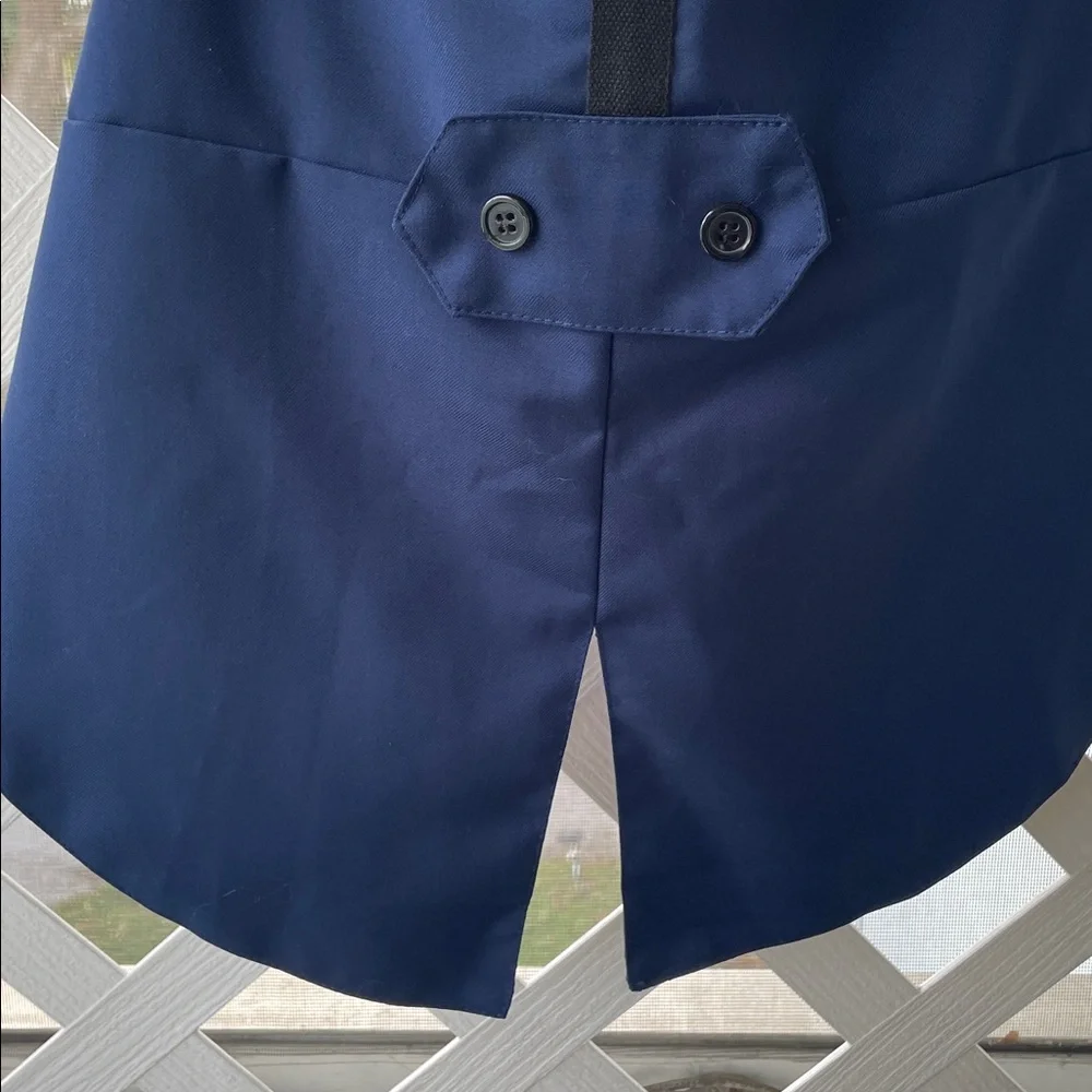 NWOT Kuoser Navy Dog Tuxedo - Suit and Bandana Set
